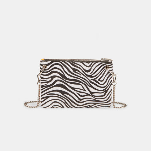 Bolso bandolera de mujer con estampado animal print , Amarillo Bolso bandolera de mujer con estampado animal print , Amarillo